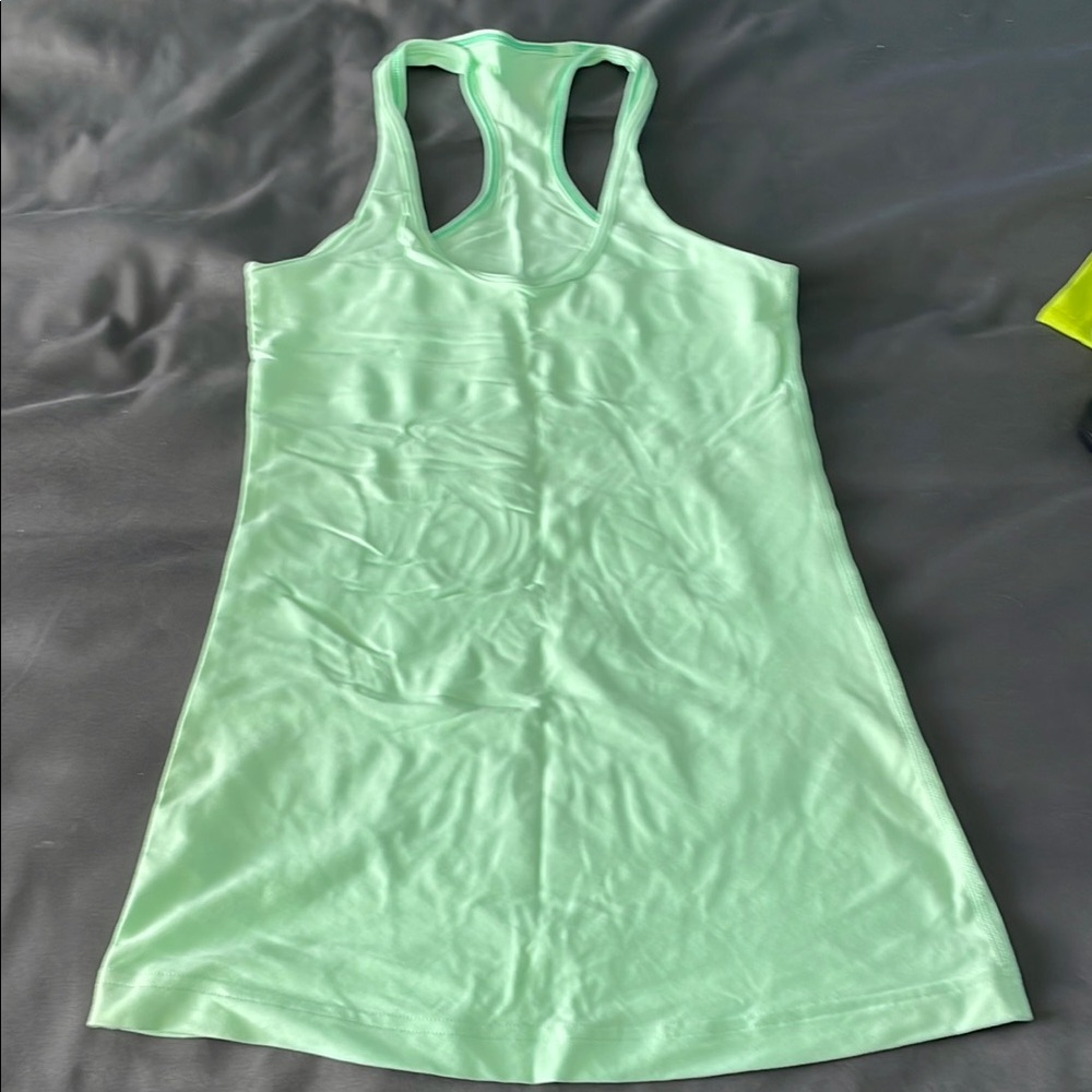 Mint Green Racerback Tank Top - Picture 4 of 4